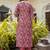 Pink cotton kota checks salwar suit