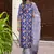 Light-purpel cotton kota checks salwar suit