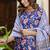 Light-purpel cotton kota checks salwar suit