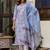 Off-white cotton kota checks salwar suit