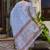 Off-white cotton kota checks salwar suit