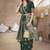 Green woven self design pure paithani silk saree with blouse