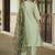 Pastel embroidered viscose rayon salwar suit