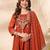 Designer anarkali suit with kurta ,pant , dupatta for women