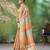 Orange Color Weaving Zari Work Cotton Silk Saree