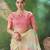 Pink Color Weaving Zari Work Cotton Silk Saree