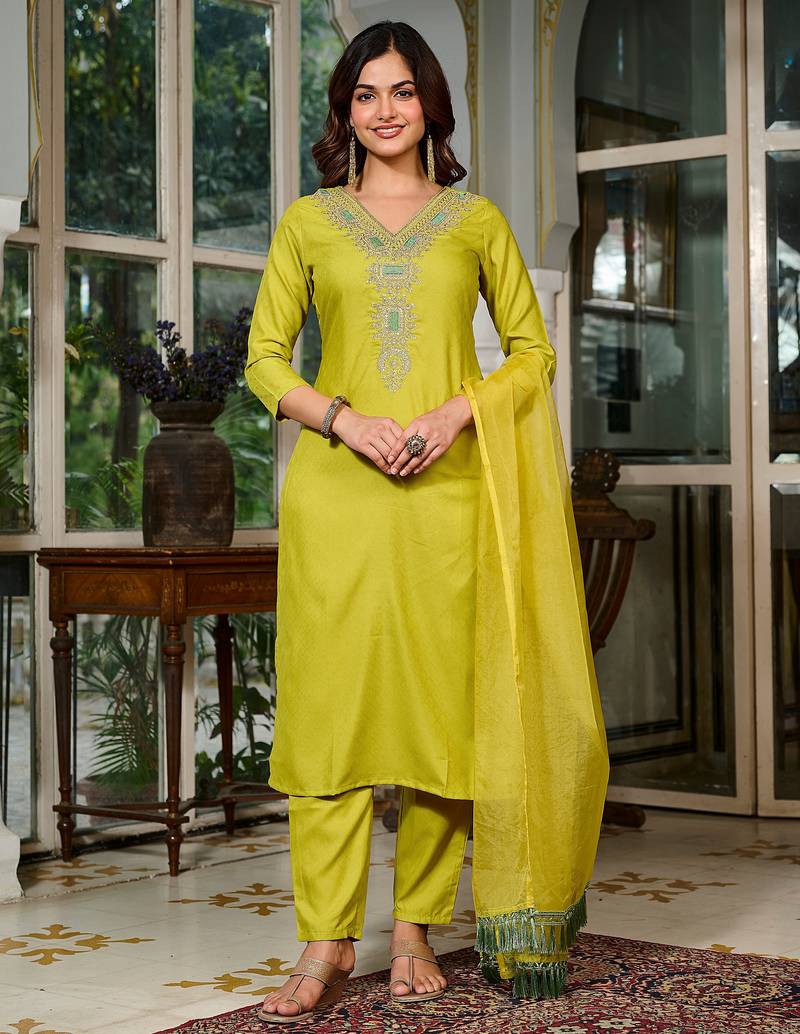 Liril color smart and trendy viscose rayon color casual kurta set