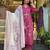 Pink color smart and trendy viscose chanderi color casual kurta set