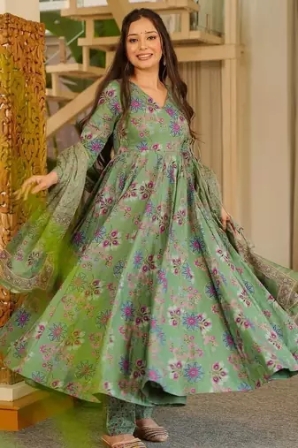 Brown color japan satin embroidery ceremonial suit
