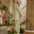 Green color cambric cotton fabric designer digital printed stylish girlie kurta set