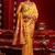 Yellow woven paithani silk saree with blouse