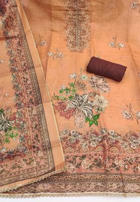 Rust color ethnic partywear salwar kameez for ceremonial looks 3