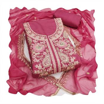 Pink color cotton fabric designer ceremonial suit 2