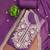 Purple color cotton fabric designer ceremonial suit