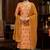 Mustard color maslin fabric stylish partywear salwar kameez