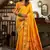 Yellow woven paithani silk saree with blouse