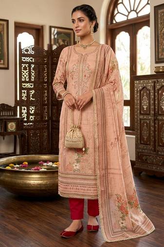 Maroon color ethnic partywear salwar kameez for ceremonial looks