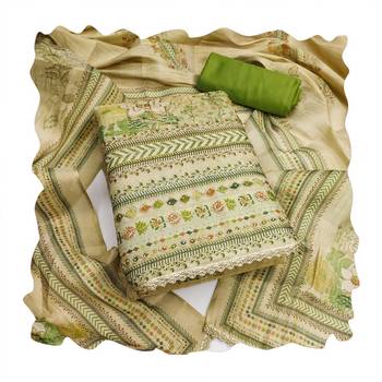 Beige color ethnic partywear salwar kameez for ceremonial looks 2