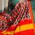 Green Color Lagadi Patta and weaved zari border Work Silk Patola Saree