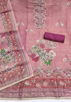Purple color ethnic partywear salwar kameez for ceremonial looks 3