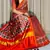 Maroon Color Lagadi Patta and weaved zari border Work Silk Patola Saree