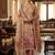 Beige color beautiful printed with hand work simmer cotton fabric salwar kameez