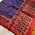 Purple Color Lagadi Patta and weaved zari border Work Silk Patola Saree