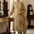 Beige color beautiful printed with hand work simmer cotton fabric salwar kameez