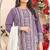 Purple color cotton fabric beautiful and stylish ceremonial salwar suit