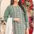 Green color cotton fabric beautiful and stylish ceremonial salwar suit