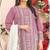 Pink color cotton fabric beautiful and stylish ceremonial salwar suit