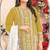Mustard color cotton fabric beautiful and stylish ceremonial salwar suit