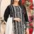 Black color cotton fabric beautiful and stylish ceremonial salwar suit