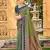 Rich and ethnic looking green woven soft silk saree