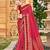 Rich and ethnic looking pink color woven soft silk saree