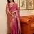 Purple color tissue silk fabric designer ceremonial saree