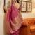 Purple color tissue silk fabric designer ceremonial saree