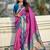 Lavender color heavy  woven paithani gala designer soft silk saree