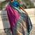 Lavender color heavy  woven paithani gala designer soft silk saree