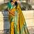Mahendi color heavy  woven paithani gala designer soft silk saree