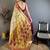  Cream Color Weaving  Zari Border silk saree 