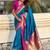 Firozi color heavy  woven paithani gala designer soft silk saree