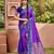 Purple color smart and ethnic woven designer soft silk saree