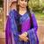 Purple color smart and ethnic woven designer soft silk saree