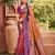 Rust color smart and ethnic woven designer soft silk saree