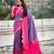 Lavender color woven meenakari ikkat designer patola silk saree