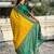 Yellow color woven meenakari ikkat designer patola silk saree