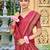 Maroon color beautiful soft silk woven designer saree