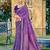 Violet color beautiful soft silk woven designer saree