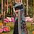 Black color beautiful linen cotton graceful ethnic saree